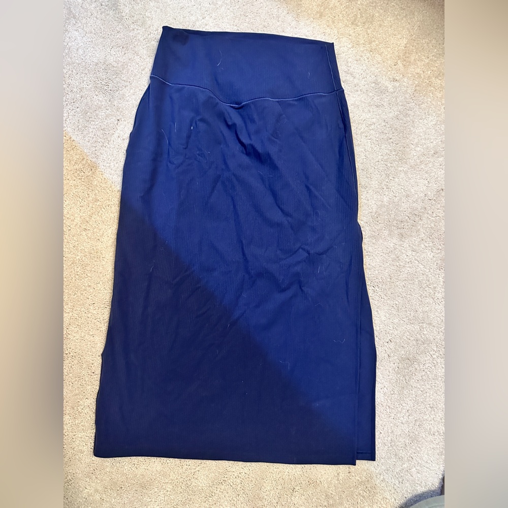 Aerie OFFLINE Navy Ribbed skirt
